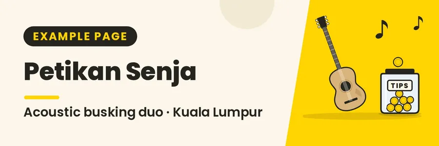 Banner for Leave a Tip for Petikan Senja