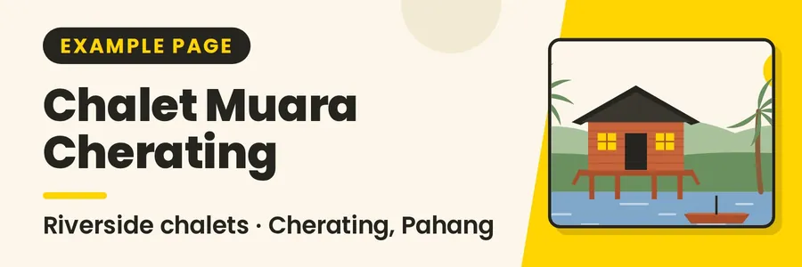 Banner for Stay at Chalet Muara Cherating