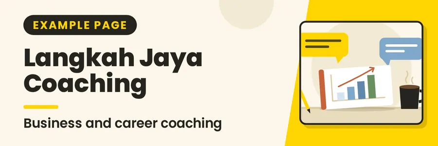 Banner for Book a Coaching Session with Langkah Jaya Coaching